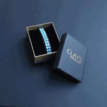 Clays Jewellery Doğal Taş Bileklik, Varisit Taşı Bileklik, Erkek Bileklik, Kadın Bileklik