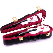 Peanelife Müzik Kutusu Gitar Aynalı Balerin Müzik Kutusu Hediyelik