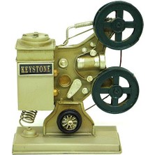 Peanelife Dekoratif Metal Sinemaskop Biblo Vintage Ev Ofis Hediyelik