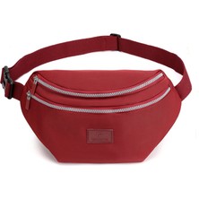 YJ Yeni Kadın Moda Göğüs Çantası Büyük Kapasiteli Su Geçirmez Naylon Crossbody Sırt Çantası Spor Bel Çantası (Yurt Dışından)