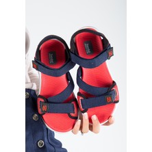 Sandal Spor Kadın Günlük Faylon Dolgu Taban Cırtlı Spor Günlük Sandalet SS001-0148 Laci  Kırmızı