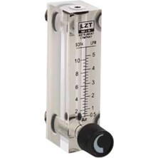 Meoflow Debimetre - Ayar Vanalı -Debi ölçer - Şamandıralı - Lzm Sıvı 80-400 Ml/dk