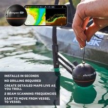 Deeper Pro+ Akıllı Sonar Yayınlanabilir ve Taşınabilir Wifi Balık Bulucu