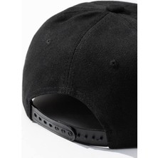 Külah Basic Street Snapback Hiphop Cap Siyah Şapka
