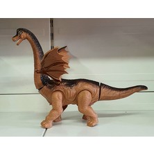 Oyuncak Dinazor Dinozor Sesli Işıklı Yürüyen 44 cm Yumurtlayan