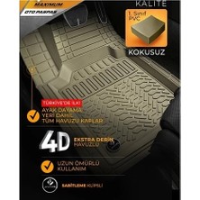 Entelux Fiat / Tofaş Serçe 2002-2003 Uyumlu Bej 4d Havuzlu Paspas Takımı