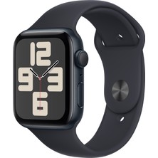 Apple Watch SE 2.Nesil (2023) GPS 44mm Midnight Aluminium Case with Midnight Sport Band - M/L MRE93TU/A