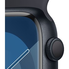 Apple Watch Seri 9 Gps 45MM Gece Yarısı Alüminyum Kasa Spor Kordon - S/m MR993TU/A