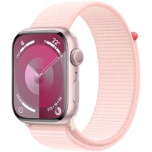 Apple Watch Seri 9 Gps 45MM Pembe Alüminyum Kasa Spor Loop MR9J3TU/A