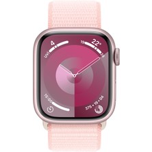 Apple Watch Seri 9 Gps + Cellular 41MM Pembe Alimünyum Kasa Spor Loop MRJ13TU/A