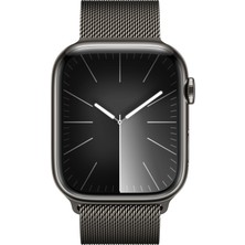 Apple Watch Seri 9 Gps + Cellular 45MM Graphite Paslanmaz Çelik Kasa Graphite Milanese Loop MRMX3TU/A