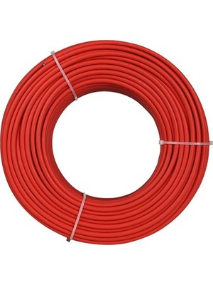 Öznur Kablo 5 Metre Öznur 6 mm Solar Kablo H1Z2Z2-K Kırmızı (Fotovoltaik)