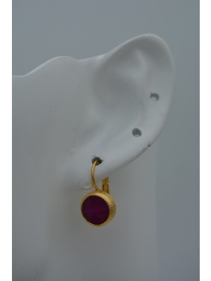Stoneage Jade Taşlı Tasarım Küpe