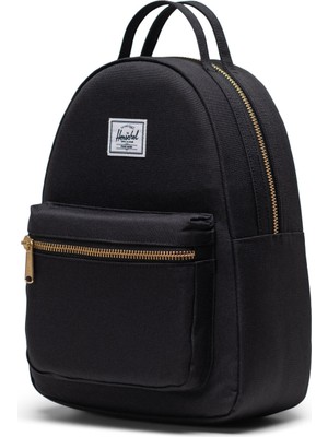 Herschel Nova Unisex Fermuarlı Mini Boy Siyah Sırt Çantası