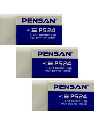 Pensan Beyaz Silgi 3 Adet (Ps 24)