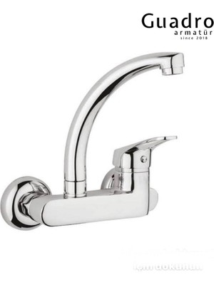 Guadro Armatür Duvardan Mutfak Eviye Bataryası