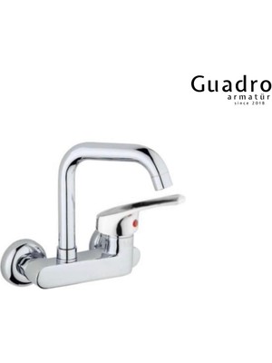 Guadro Armatür Guadro Duvardan Mutfak Eviye Bataryası