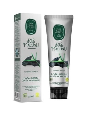 Eyüp Sabri Tuncer Diş Macunu Bambu Karbonlu 90 ml x 4 Adet