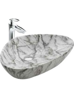 Paluci Doğa Star Mermer Desen Lavabo