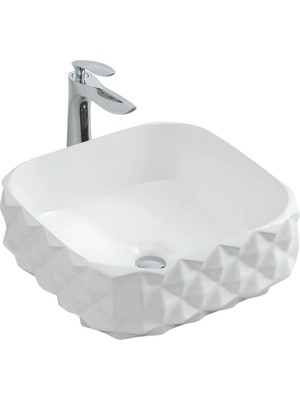 Paluci Leonardo White Kare Lavabo