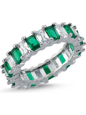 Merano Design Tres Yeşil Yüzük