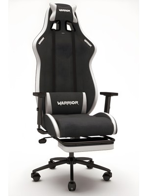 Warrior Scorpion Oyuncu Koltuğu - Beyaz - Ayak Uzatmalı Bilgisayar Sandalyesi - 1575C0486