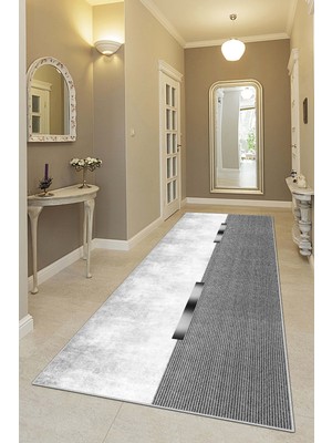 West Home Makinede Yıkanabilir Kaymaz Taban Leke Tutmaz Modernkesme Yolluk Mutfak Yolluk Halı Yolluk