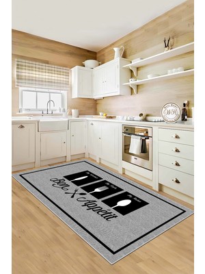 West Home Yıkanabilir Kaymaz Leke Tutmaz Salon Halısı Mutfak Halısı Koridor Halısı Yolluk ve Paspas