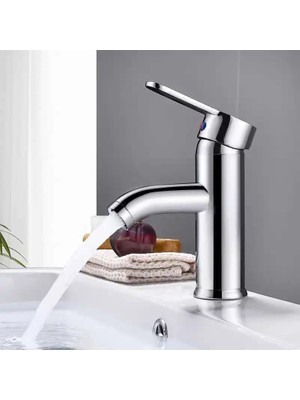 Eym Sabit Lavabo Bataryası Musluk Krom