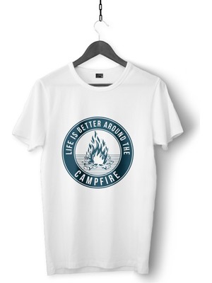 WHİPLASH Kamp Konseptli Büyük Beden Özel Tasarım Tişört,çatlama Solma Yapmayan Premium Kalite ,unisex Tshirt