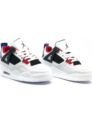 Retro Yüksek Taban Airmax Çocuk Spor Ayakkabı  Beyaz-Pudra 34