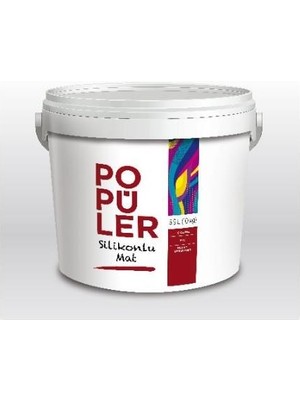 Polisan Popüler Silikonlu Mat Iç Cephe Boyası 20 kg