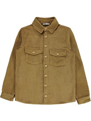 Civil Boys Erkek Çocuk Gömlek 10-13 Yaş Camel