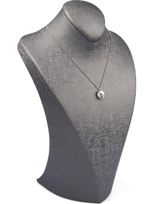 Alibaba Doğaltaş Opalit Doğal Taş Gümüş Renkli Kolye