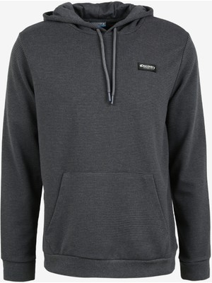 Discovery Expedition Antrasit Erkek Kapüşonlu Sweatshirt D3WM-SWT27