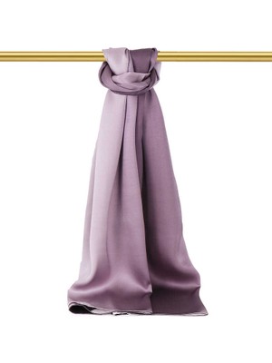 Bursa İpek Lavanta Lila Degrade Ipek Şal