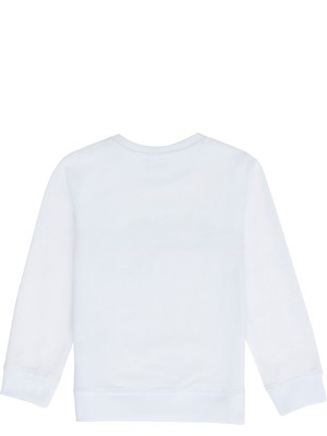 U.S. Polo Assn. Erkek Çocuk Beyaz Sweatshirt 50274384-VR013