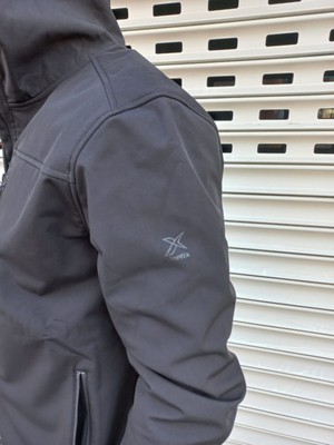 Kinetix Siyah Renk Basıc Softshell Mont