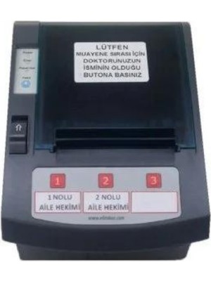 Elimkon Iki Butonlu Termal Yazıcı Sıramatik Fiş Yazıcı