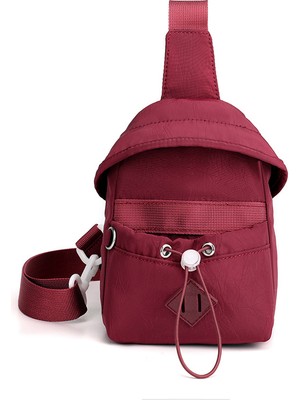 YJ Moda Moda Göğüs Çantası, Basit Spor Sırt Çantası, Taşınabilir Su Geçirmez Crossbody Çanta, Cep Telefonu Çantası (Yurt Dışından)