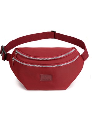 YJ Yeni Kadın Moda Göğüs Çantası Büyük Kapasiteli Su Geçirmez Naylon Crossbody Sırt Çantası Spor Bel Çantası (Yurt Dışından)