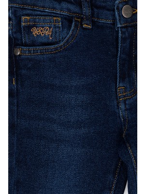 U.S. Polo Assn. Kız Çocuk Mavi Jean 50272330-DN0022