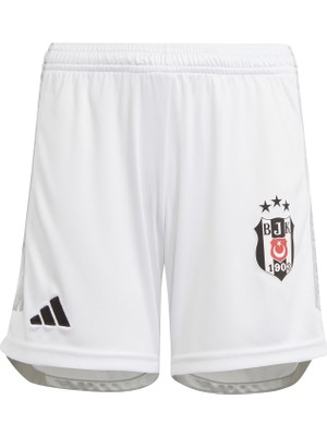 adidas Beşiktaş 2023/2024 Iç Saha Şortu Genç / Çocuk Beşiktaş 2023/2024 Iç Saha Şortu HY0320 Beyaz
