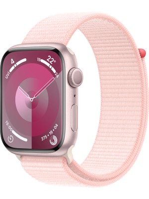 Apple Watch Seri 9 Gps 45MM Pembe Alüminyum Kasa Spor Loop MR9J3TU/A