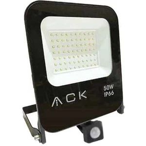 Ack 50 Watt Hareket Sensörlü LED Projektör 5140 Lümen Fotoselli