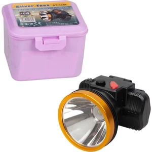 Ergin Toptan Silver Toss ST-628L 10 Watt Tek Led'li Şarjlı Kafa Lambası