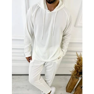 Elku Moda Sweatshirt Örme Natural Pamuk Kumaş Oversize Kapüşonlu Sweatshirt
