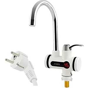 220v Elektrikli Musluk, Su Isıtıcılı, Led Sıcaklık Göstergesi, 3000w, Mutfak, Banyo Için Anlık Su Isıtıcı, Anında Sıcak Su (Düşük, Büyük) (Yurt Dışından)