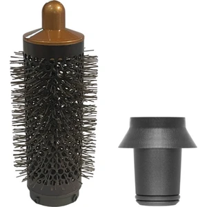 Dyson Airwrap Şekillendirici Için Silindir Tarak ve Adaptör, Altın ve Gri (Yurt Dışından)