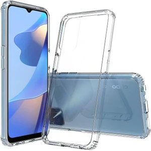 Oppo A16 Uyumlu Kılıf Zebana Hd Şeffaf Silikon Kılıf Şeffaf
